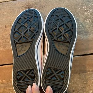 Brand new white converse